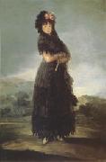 Francisco de Goya Portrait of Mariana Waldstein (mk05) Norge oil painting reproduction